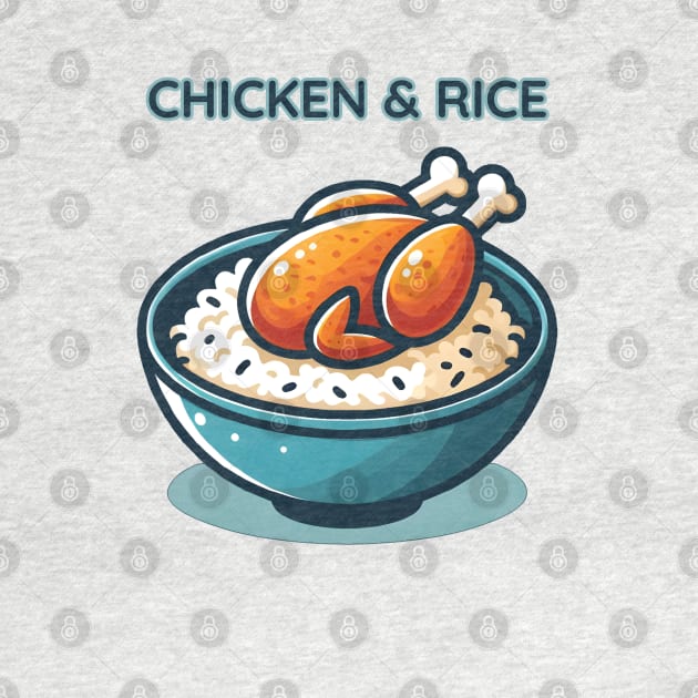 Chicken and Rice by ThesePrints